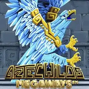 Official Megaways logo: Aztec Wilds Megaways by Iron Dog Studio at Cleobetra Casino