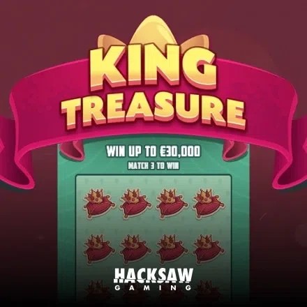 Try King Treasure slot by Hacksaw Gaming on cleobetra-casino.fi – logo image