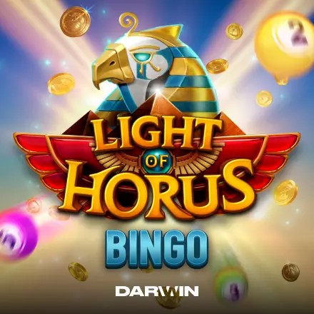 Light of Horus Bingo game by Darwin Gaming – logo hosted on Cleobetra Casino