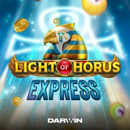 Light of Horus Express slot icon by Darwin Gaming, available at Cleobetra Casino