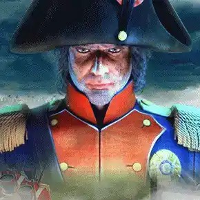 Napoleon Megaways logo by Blueprint Gaming at Cleobetra Casino