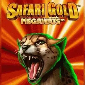 Megaways logo of Safari Gold Megaways from Blueprint Gaming at Cleobetra Casino
